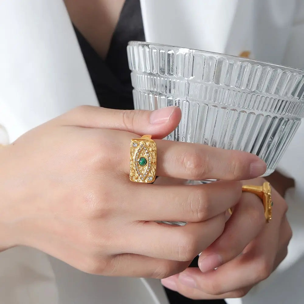 Félicité Malachite Ring