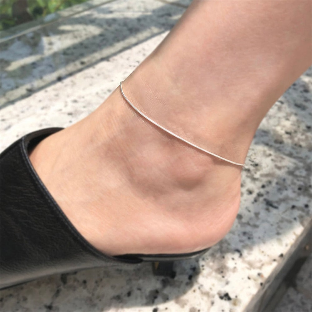Snake Chain Anklet - Wrenlee