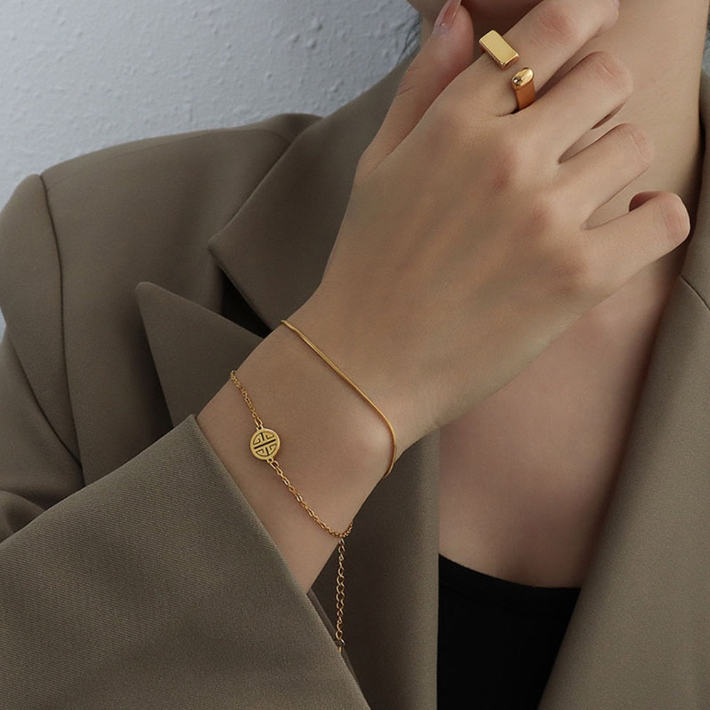 Snake Chain Bracelet - Wrenlee