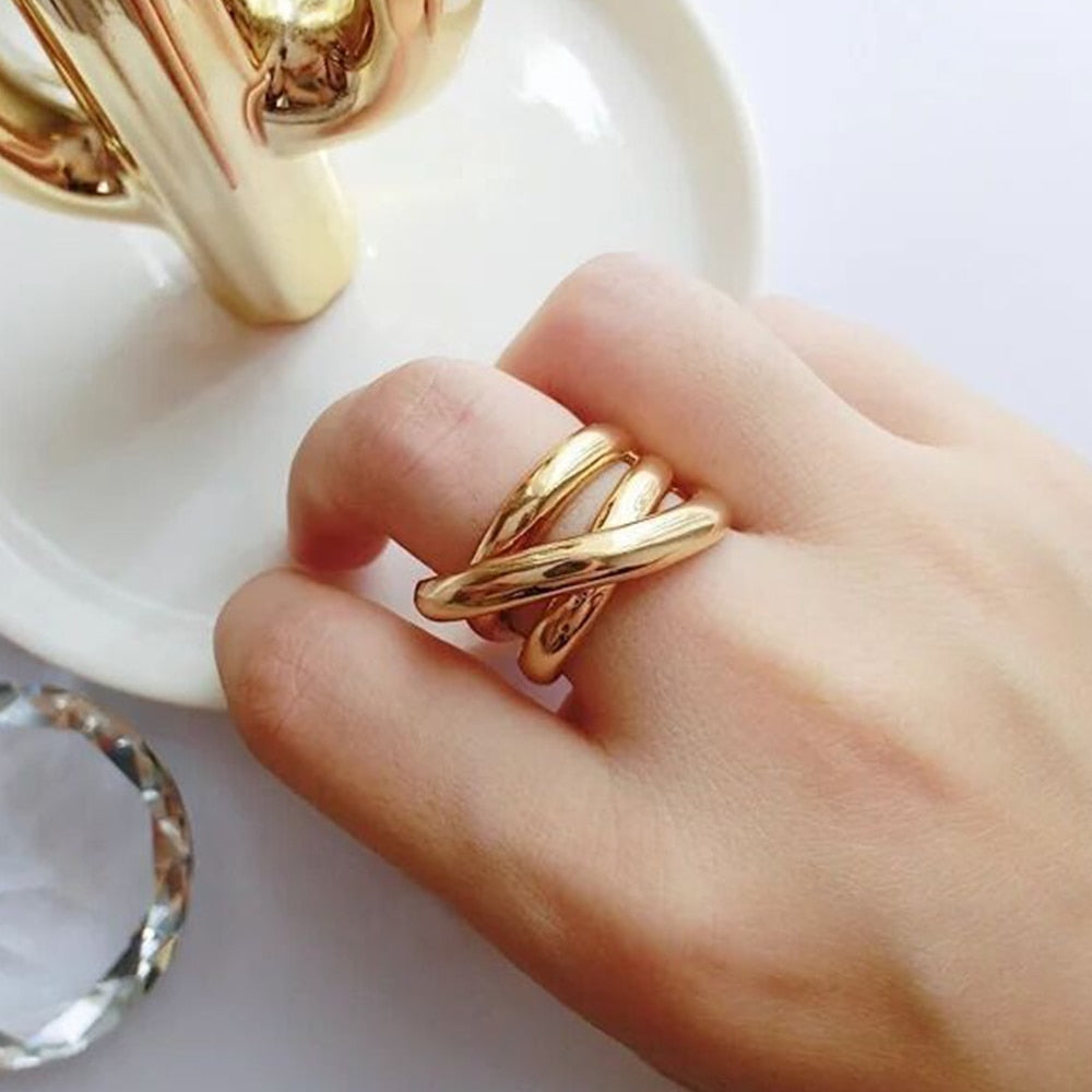 Cross Multilayer Ring - Wrenlee