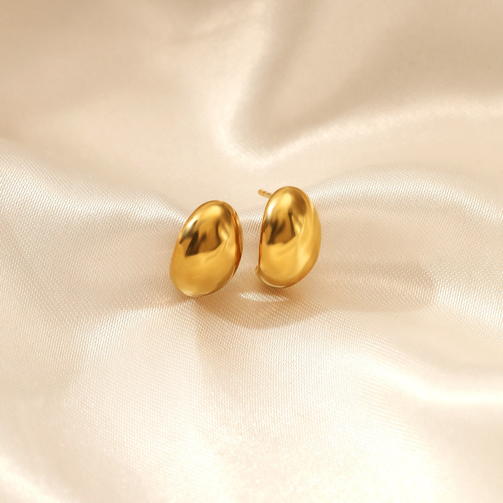 Thick Hoop Earrings - Wrenlee