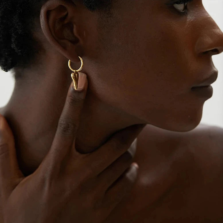 Heart Chic Huggie Loop Earrings