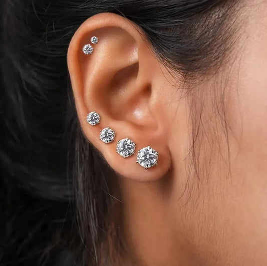 Minimalist Bling Earrings
