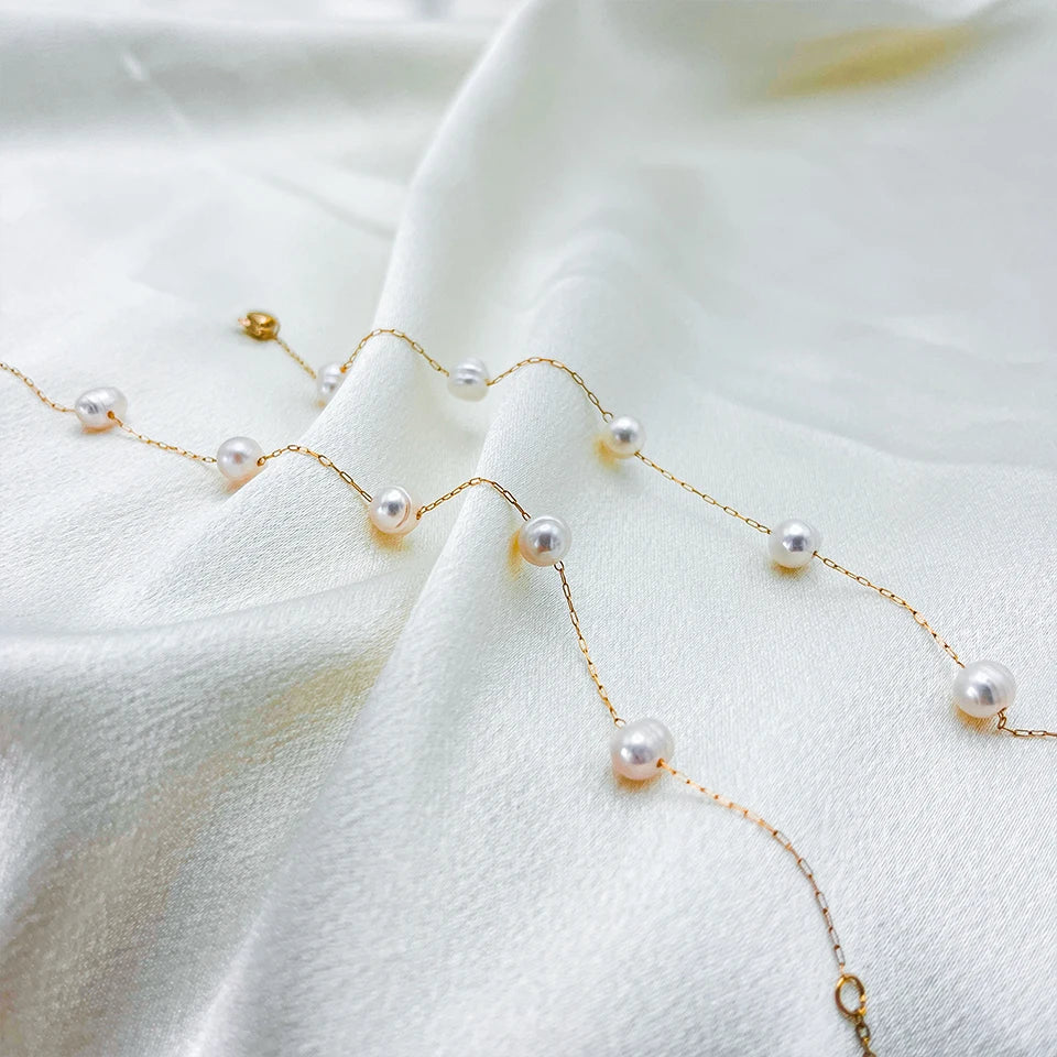 Chain Pearl Bracelet