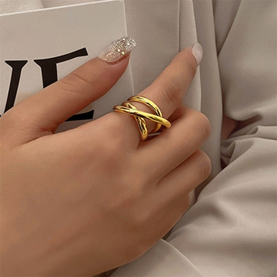 Cross Multilayer Ring - Wrenlee