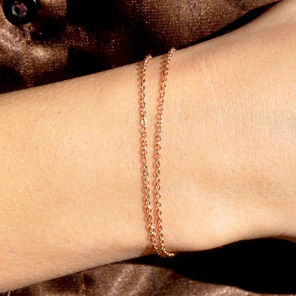 Florence Multilayer Thin Chain Bracelet - Wrenlee