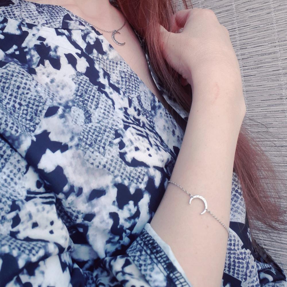 Chain Moon Bracelet - Wrenlee