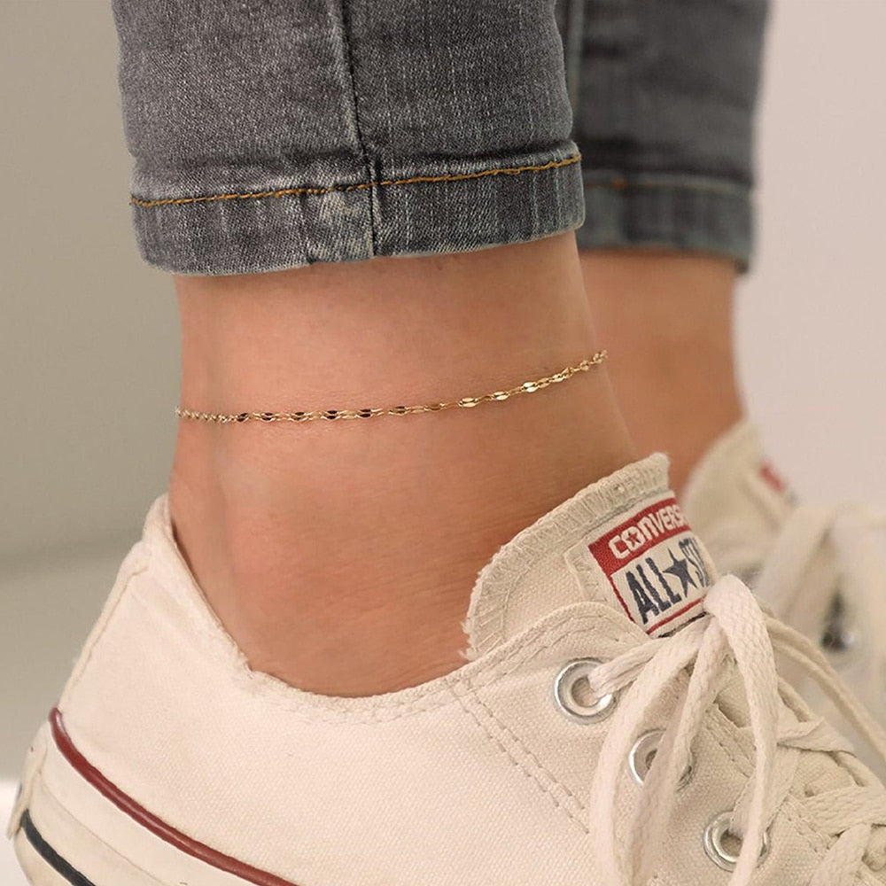 Fish Lips Chain Anklet - Wrenlee