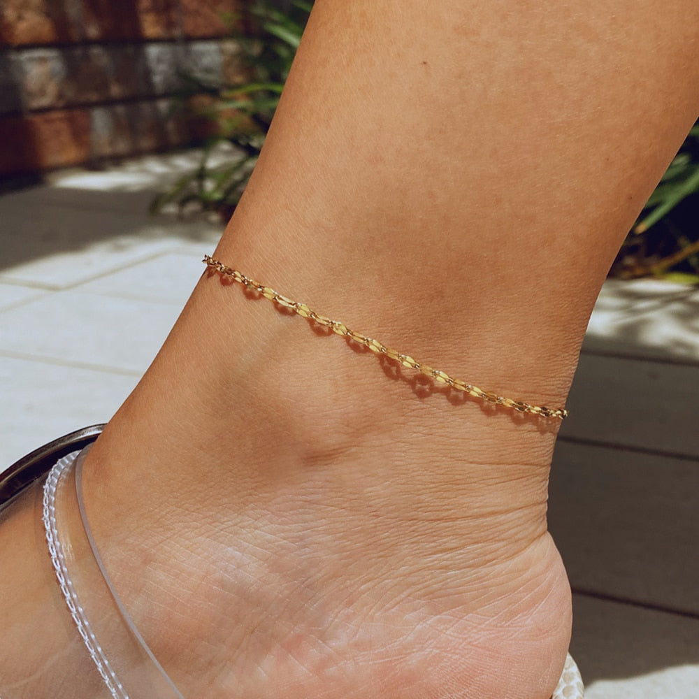 Fish Lips Chain Anklet - Wrenlee