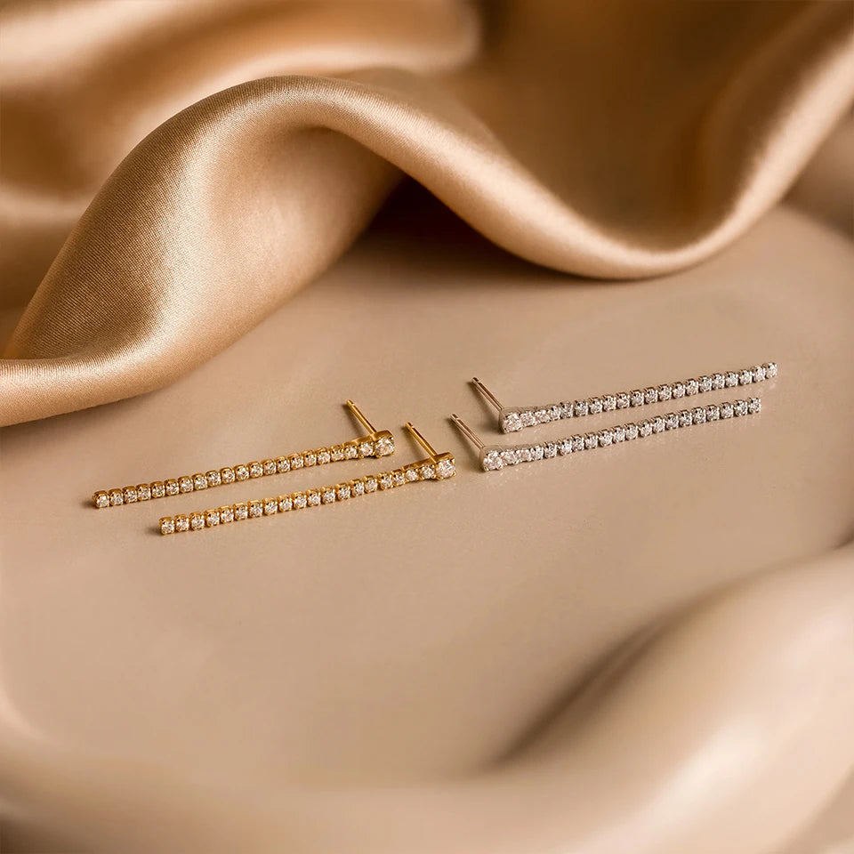 Tennis Chain Earrings