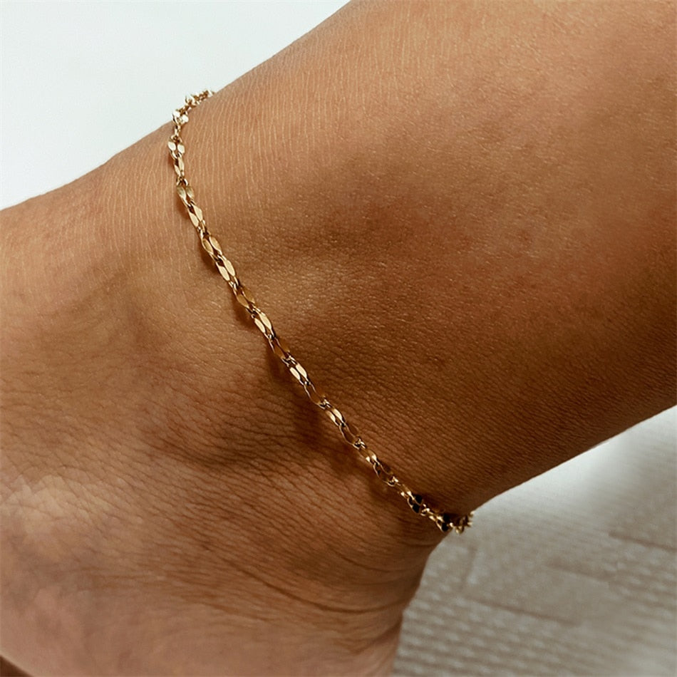 Fish Lips Chain Anklet - Wrenlee