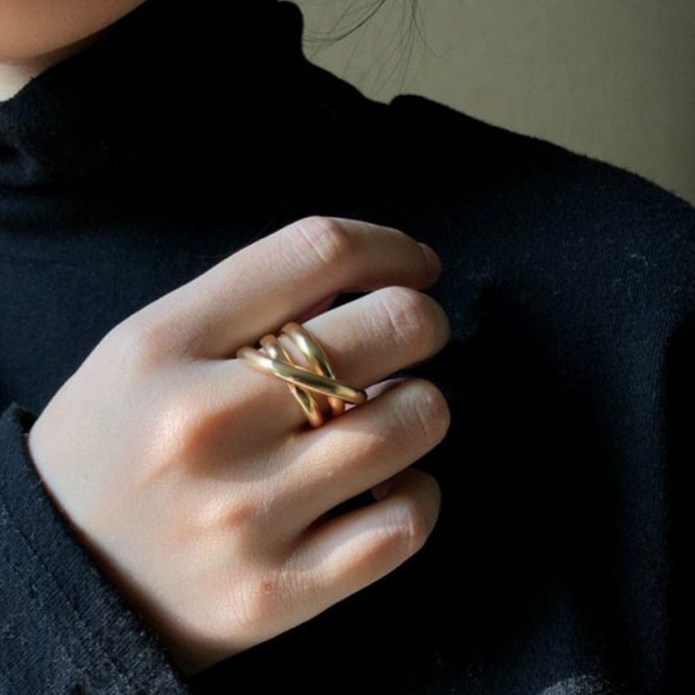 Cross Multilayer Ring - Wrenlee