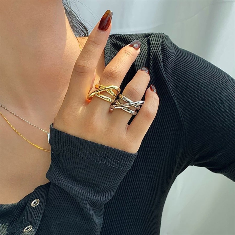 Cross Multilayer Ring - Wrenlee