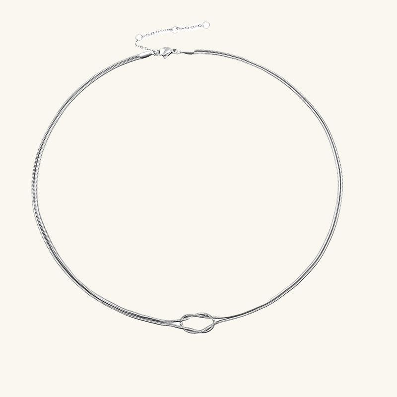 Knotted Snake Chain Necklace