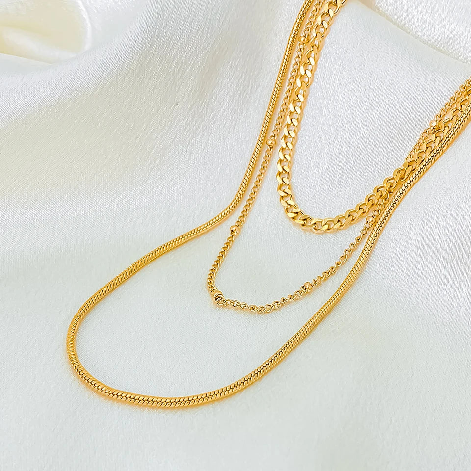 Tripple Chain Necklace