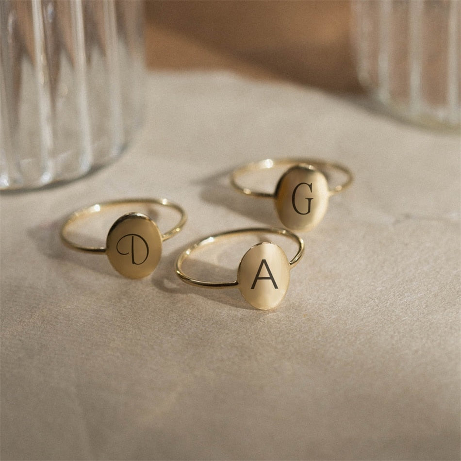 Oval Dainty Costume Ring - Wrenlee
