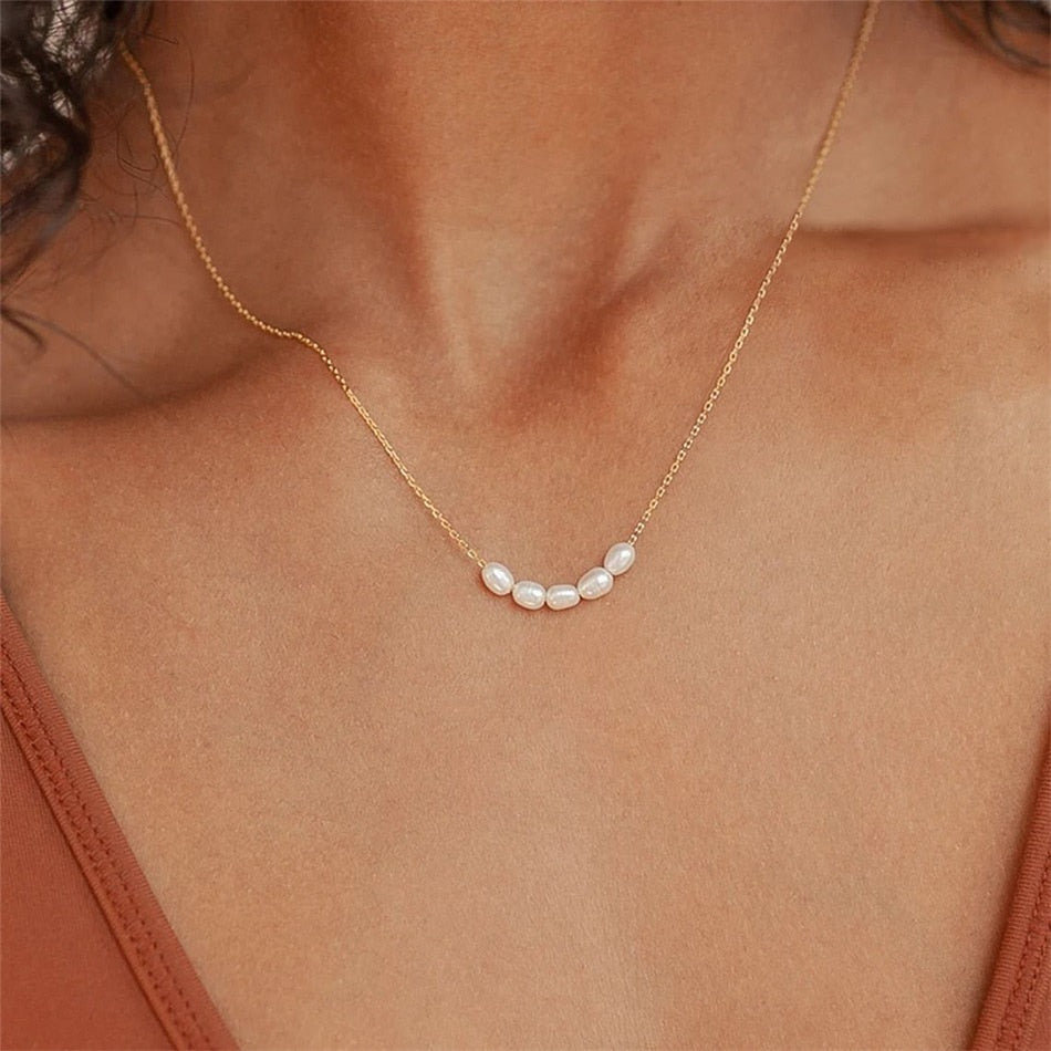 Baroque Pearl Choker - Wrenlee