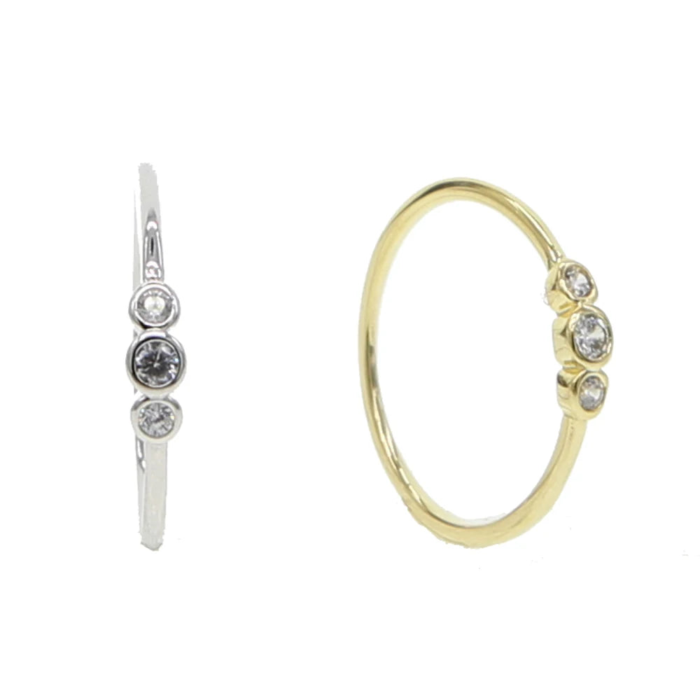 Three Cubic Zirconia Stone
