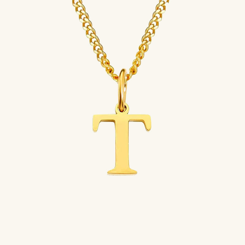 Azalea Single Letter Necklace