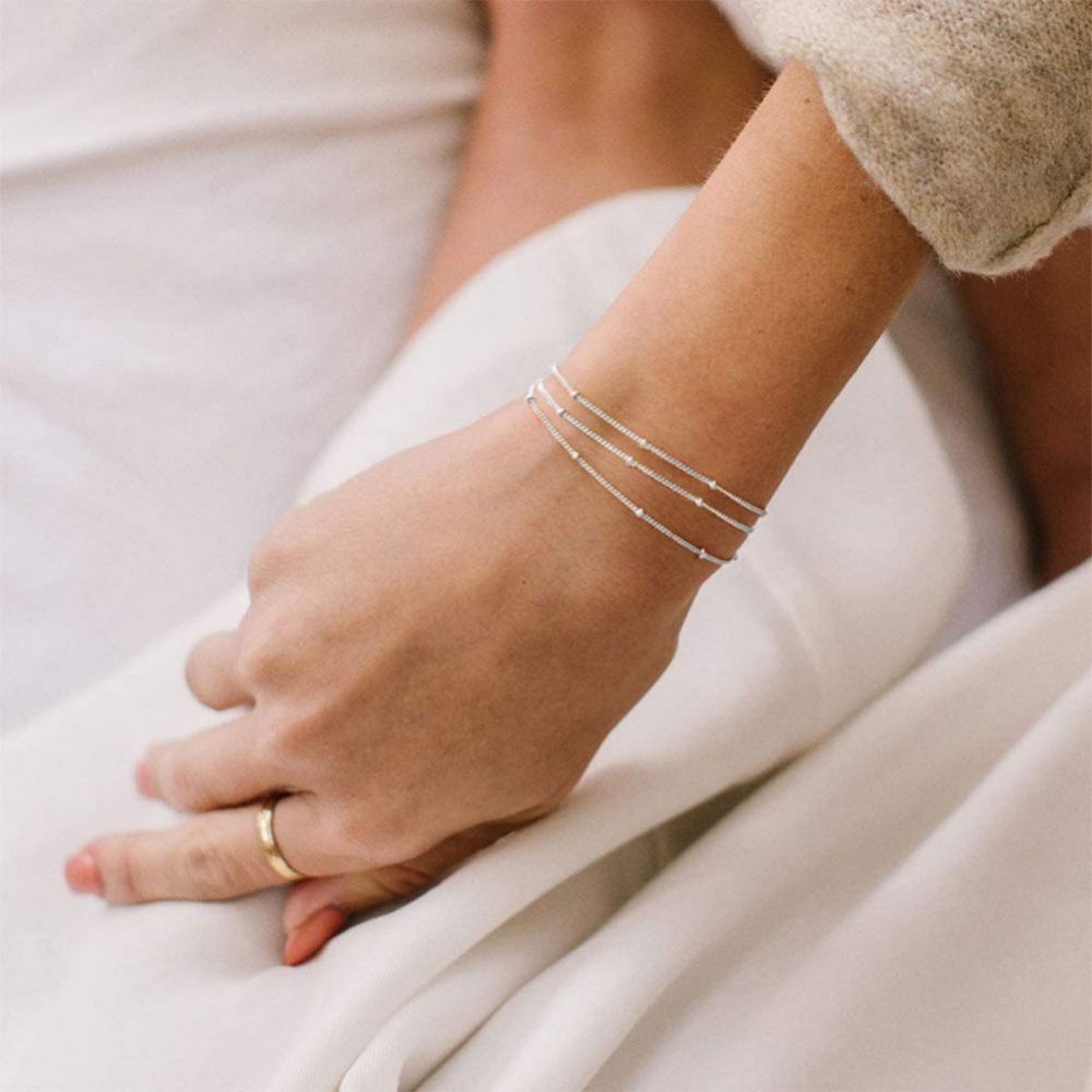 Multilayer Classic Bead Chain Bracelet - Wrenlee