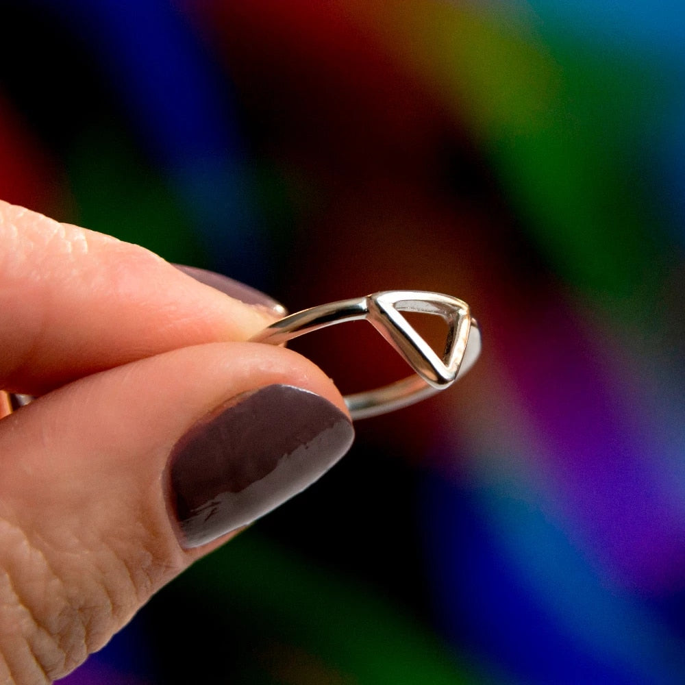 Geometric Triangle Ring - Wrenlee