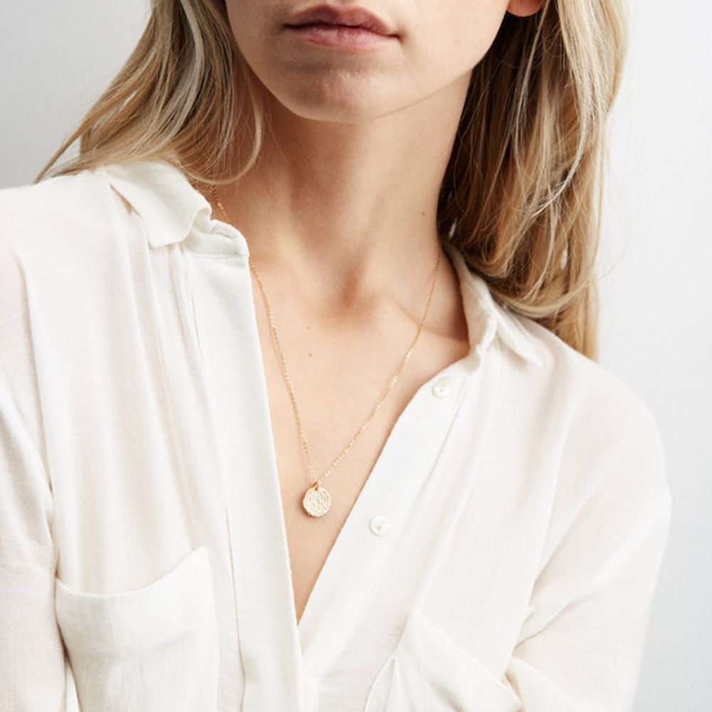 Disc Dainty Necklace - Wrenlee