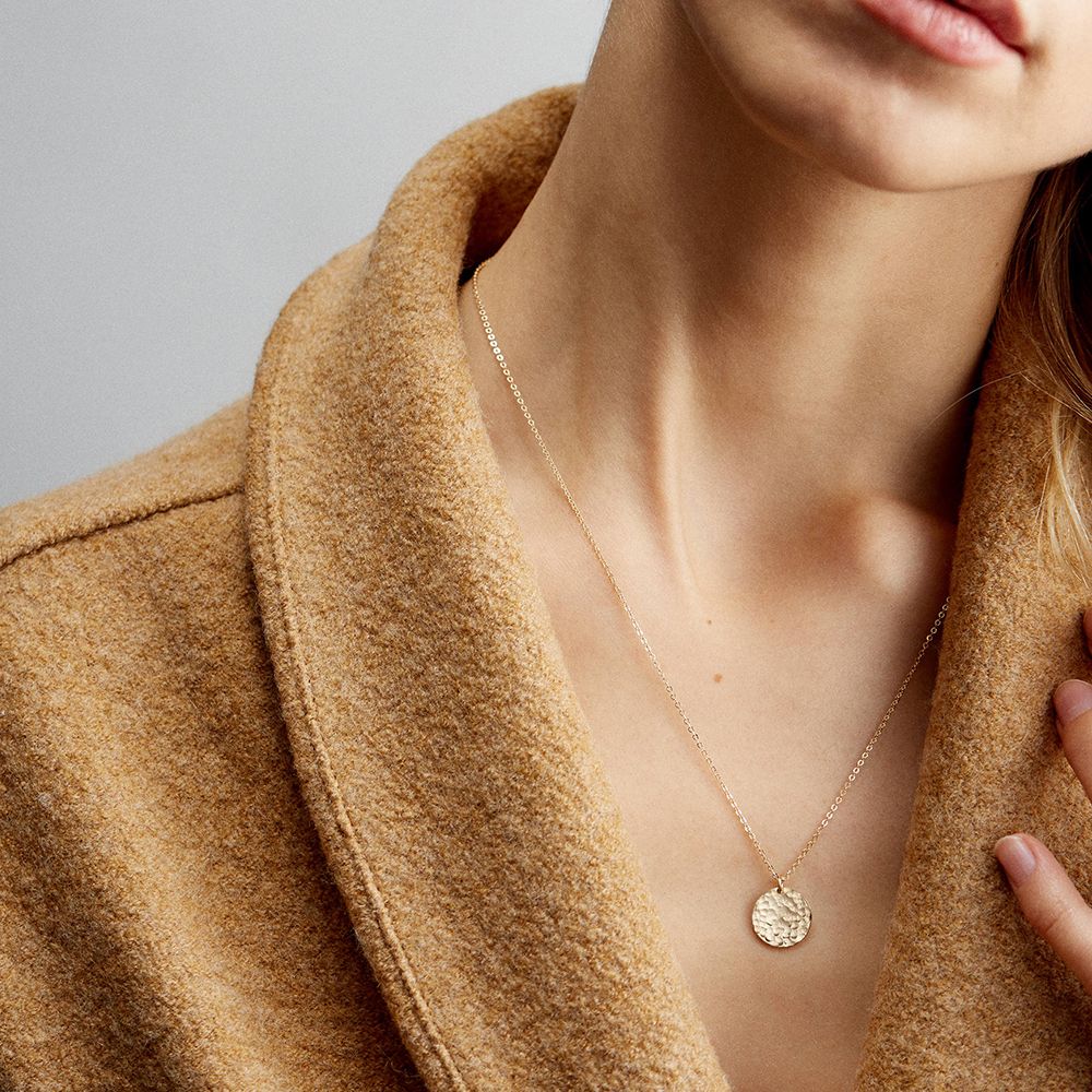 Disc Dainty Necklace - Wrenlee