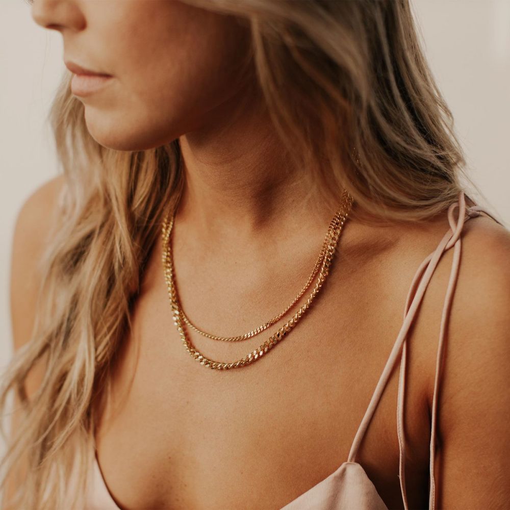 3mm Elegant Collar Cuban Necklace - Wrenlee