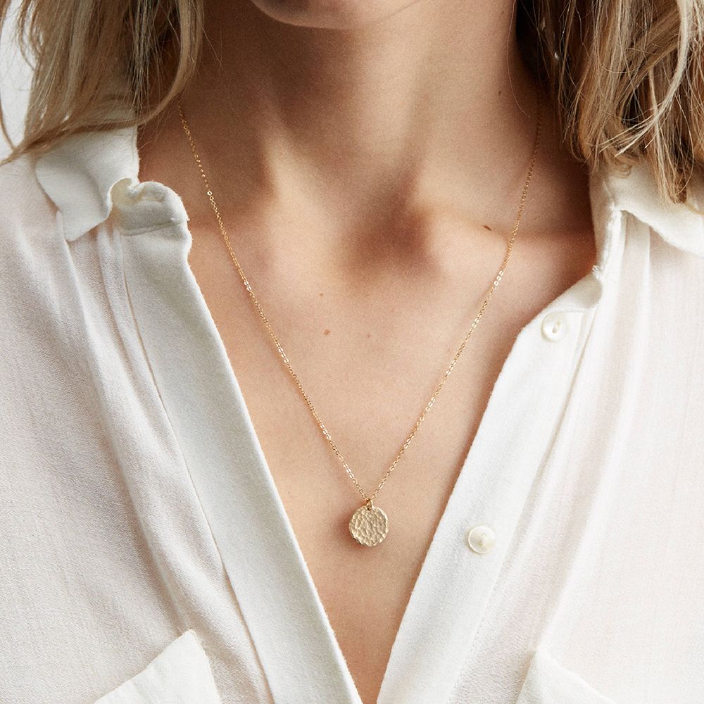 Disc Dainty Necklace - Wrenlee