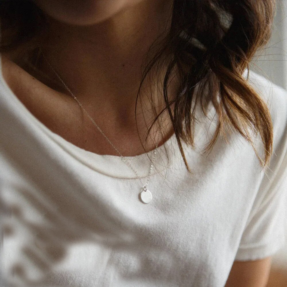 Double Discs Set Necklace