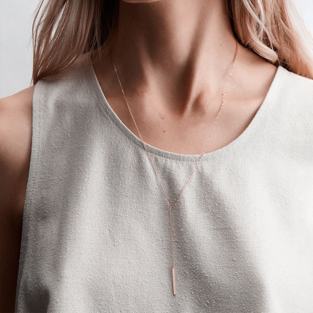 Lariat Chain Necklace - Wrenlee