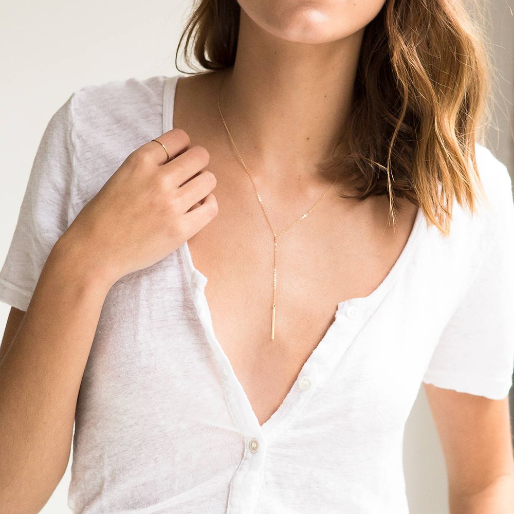 Lariat Chain Necklace - Wrenlee