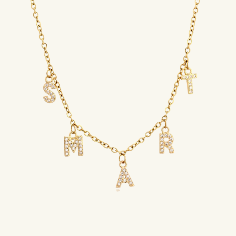 Custom Letter Pendant Necklace - Wrenlee