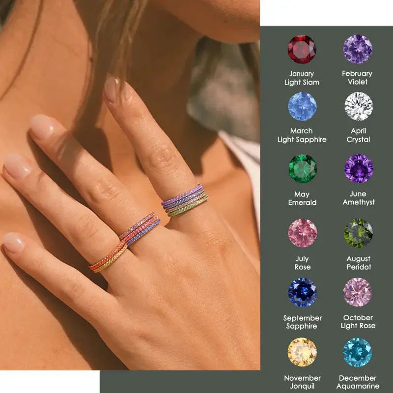 Andrea Birthstone Ring - Wrenlee