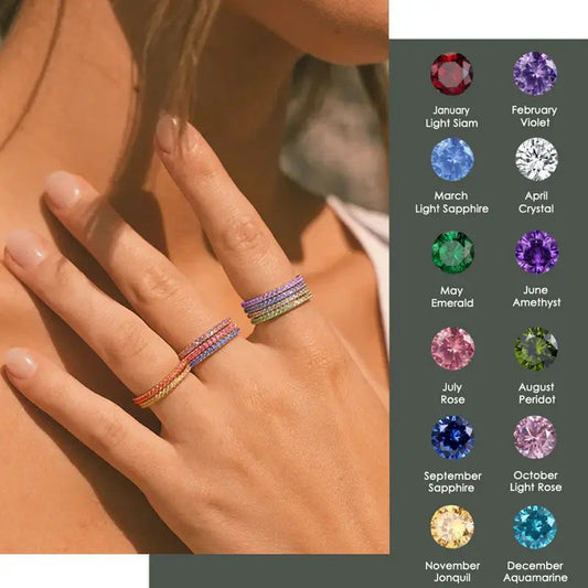 Andrea Birthstone Ring - Wrenlee