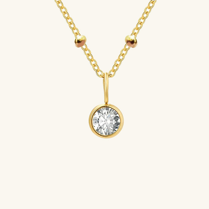 Cassiopeia Birthstone Pendant Necklace