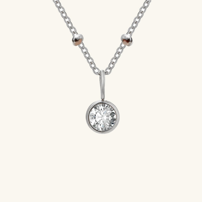 Cassiopeia Birthstone Pendant Necklace