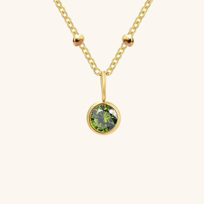 Cassiopeia Birthstone Pendant Necklace