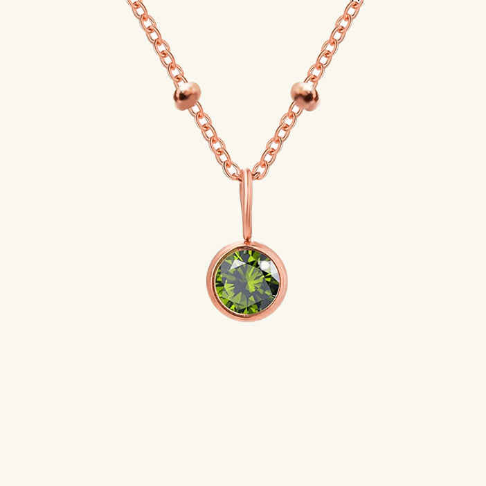 Cassiopeia Birthstone Pendant Necklace