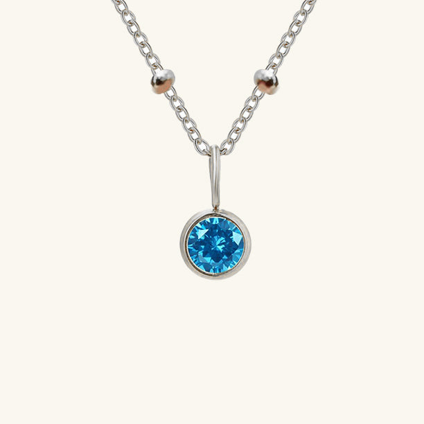 Cassiopeia Birthstone Pendant Necklace