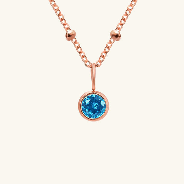 Cassiopeia Birthstone Pendant Necklace
