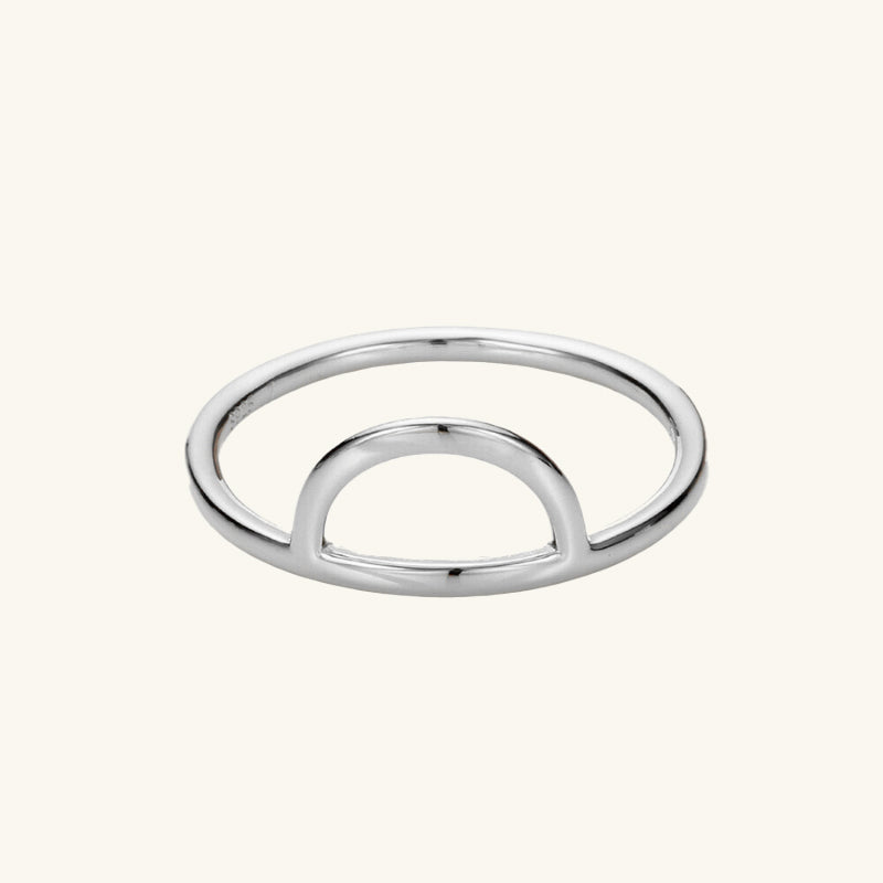 Sunny Half Circle Ring