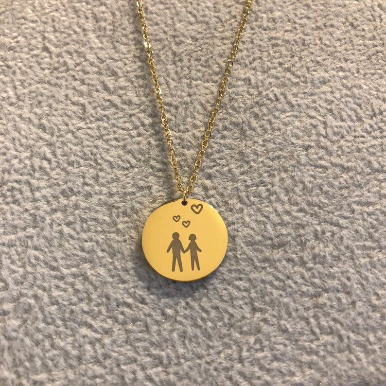 Family Illustrations Necklace