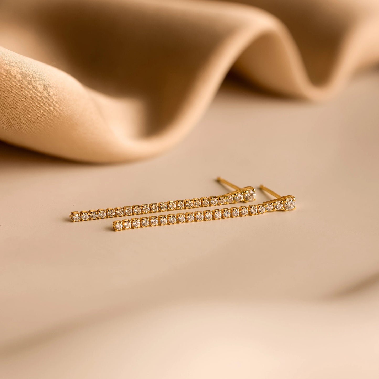 Tennis Chain Earrings