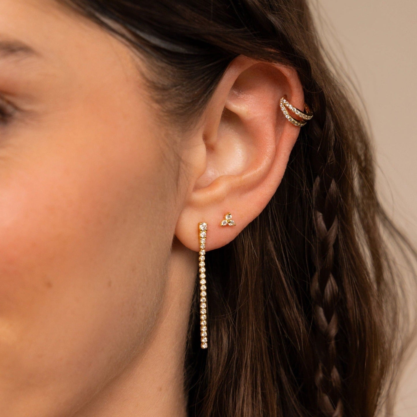 Tennis Chain Earrings