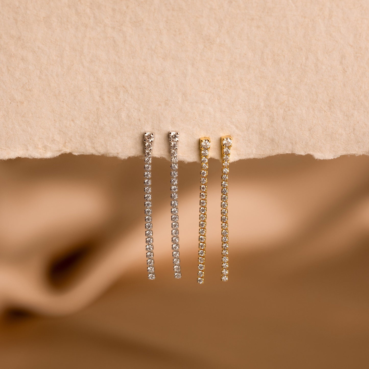 Tennis Chain Earrings
