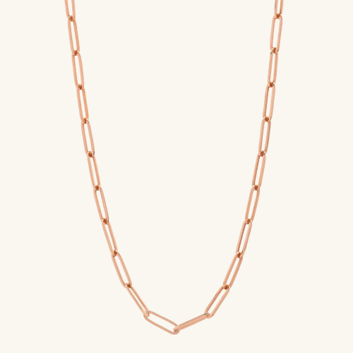Paper Clip Chain Necklace - Wrenlee