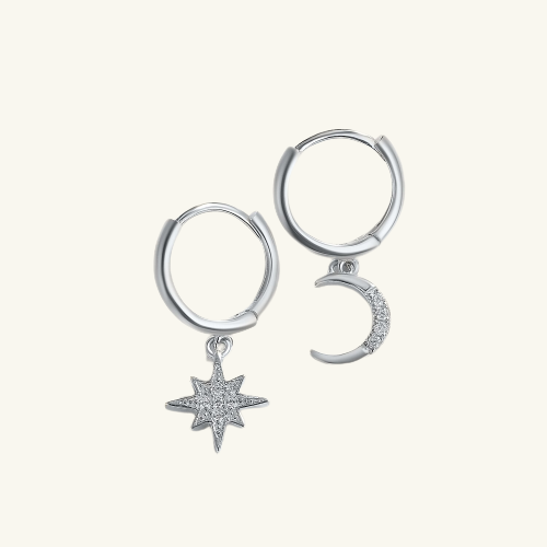 Star & Moon Earrings - Wrenlee
