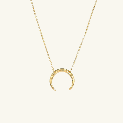 Crescent Moon Necklace - Wrenlee