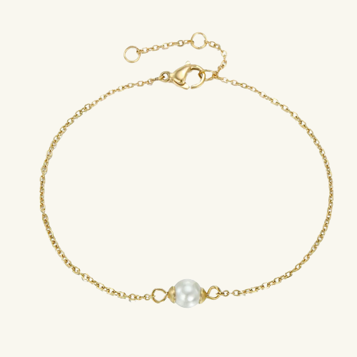Sea Pearl Charm Bracelet - Wrenlee
